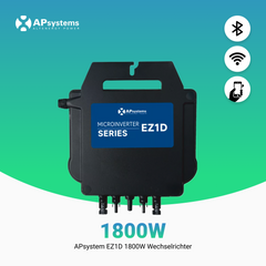 APsystem EZ1D 1800W Microwechselrichter inkl. Wi-Fi und Bluetooth