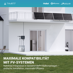 Deye Hybrid-wechselrichter SUN-8K-SG05LP3-EU-SM2 10kW + Hailei 5kWh Batteriespeicher ATOM-WB -512100 Inkl. Heizung und Selbstaktivierender Feuerlöscher
