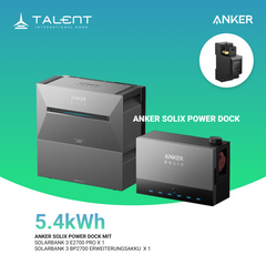 Anker SOLIX Power Dock Multisystem mit 1x Solarbank 3 Pro ( Optional mit BP2700 Erweiterungsakku & Smart Meter )