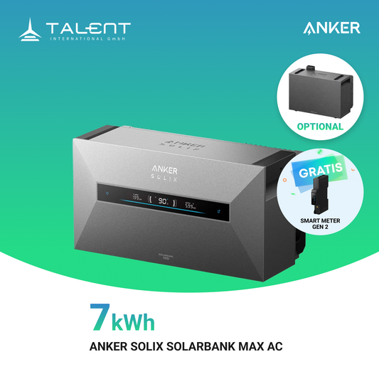 Anker SOLIX Solarbank Max AC inkl. Smart Meter mit Speicheroption – Vorbestellung
