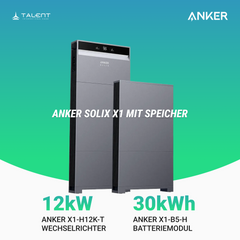 Anker SOLIX X1-H12K-T 12kW Wechselrichter mit Speicheroption - Ihr Schritt in Richtung Energieunabhängigkeit