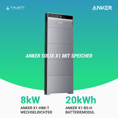 Anker SOLIX X1-H8K-T 8kW Wechselrichter mit Speicheroption - Ihr Schritt in Richtung Energieunabhängigkeit