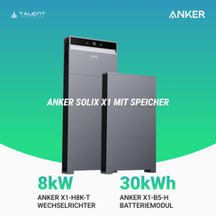 Anker SOLIX X1-H8K-T 8kW Wechselrichter mit Speicheroption - Ihr Schritt in Richtung Energieunabhängigkeit