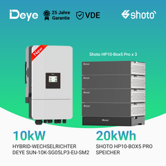 DEYE SUN-SG05LP3-EU-SM2 10/12kW Hybrid-Wechselrichter mit 5/10/15/20kWh Batteriepeicher