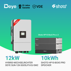 DEYE SUN-SG05LP3-EU-SM2 10/12kW Hybrid-Wechselrichter mit 5/10/15/20kWh Batteriepeicher