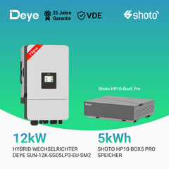 DEYE SUN-SG05LP3-EU-SM2 10/12kW Hybrid-Wechselrichter mit 5/10/15/20kWh Batteriepeicher