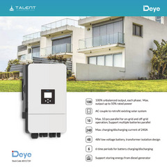 DEYE SUN-SG05LP3-EU-SM2 10/12kW Hybrid-Wechselrichter mit 5/10/15/20kWh Batteriepeicher