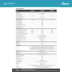 DEYE SUN-SG05LP3-EU-SM2 10/12kW Hybrid-Wechselrichter mit 5/10/15/20kWh Batteriepeicher