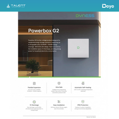 Deye SUN-10K-SG05LP3-EU-SM2 Hybrid Wechselrichter Dreiphasig + Dyness Powerbox G2 – 10,24 kWh Heimspeicher