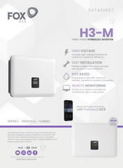Fox ESS H3-12.0-M 12kW Hybridwechselrichter mit EK12 Hochvoltspeicherbatterie 11.52kWh