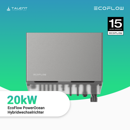 EcoFlow PowerOcean Plus 20kW Hybrid Wechselrichter 3-phasig Integrierter Smartmeter