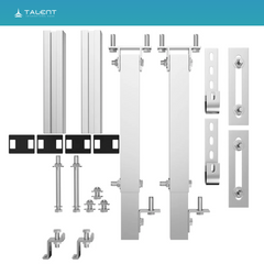 Balkonkraftwerk 870W – 2×435W Golden Solar Bifacial Full Black + 800W APsystems EZ1-M Wechselrichter
