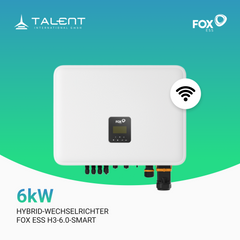 Fox ESS 6kW Hybrid Wechselrichter H3-6.0-Smart 3 Phasen Hochspannung