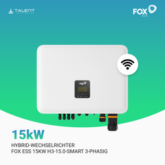 FOX ESS 15kW H3-15.0-Smart 3-phasig Hybridwechselrichter inkl. Wifi-Modul & Energiezähler