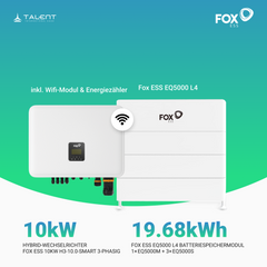 FOX ESS 10kW H3-10.0-Smart 3-phasig Hybridwechselrichter mit EQ5000 L2 bis L6 I 4,92kWh bis 29,52kWh Batteriespeichersystem