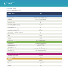 Fox ESS EK11 Hochvoltspeicherbatterie 10.36 kWh