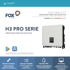 Fox ESS H3-Pro-20.0 20kW Hybrid Wechselrichter 3-phasig inkl. Wifi-Modul & Energiezähler