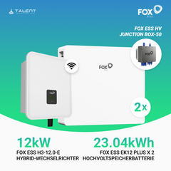 Fox ESS H3-12.0-M 12kW Hybridwechselrichter mit EK12 Hochvoltspeicherbatterie 11.52kWh