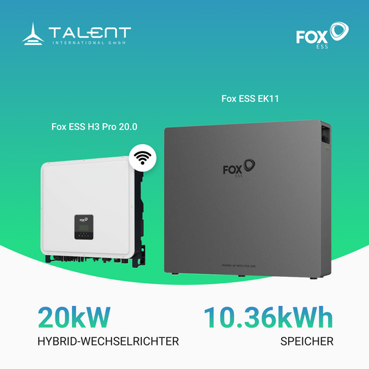 Fox ESS H3-Pro-20.0 20kW Hybrid Wechselrichter mit Hochvoltspeicherbatterie 10/15/20kWh