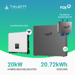Fox ESS H3-Pro-20.0 20kW Hybrid Wechselrichter mit Hochvoltspeicherbatterie 10/15/20kWh