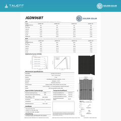 APsystems EZHI + EZ1M Set: Insel- & Hybrid-System + 5 kWh / 10 kWh Speicher + 3600W (8 × 450W) Bifacial Glas-Glas Full Black PV Modul + AC Leistung 3800W