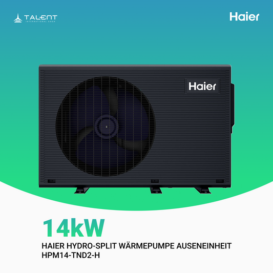 Haier Hydro-Split Luft-Wasser-Wärmepumpe Außeneinheit 14 kW, inkl. Erstinbetriebnahme - HPM14-TND2-H