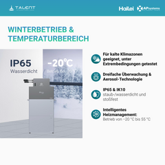 Hailei Athena Pro Batteriespeicher 3,68 kWh – modular erweiterbar bis 18,4 kWh | EZHI kompatibel, Heiz- & Sicherheitssystem