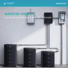 Marstek Venus D All-in-One Balkonkraftwerk mit Speicher AC-Kopplung 4 MPPT