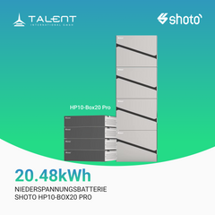 Shoto HP10-Box5/10/15/20 Pro, 5,12-20.48kWh Niederspannungsbatterie