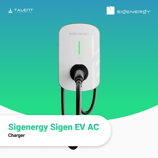 Sigenergy Sigen EV AC Wallbox 7 kW / 11 kW / 22 kW (konfigurierbar) – Intelligente Ladestation für SigenStor + 5m Cabel Type2 Wall Box