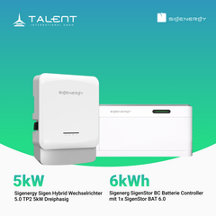 Sigenergy SigenStor Set 5.0 TP2 – 5 kW Dreiphasiger Hybrid Wechselrichter mit SigenStor BC & SigenStor BAT 6.0