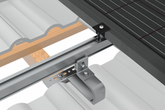 Clenergy PV-ezRack Unterkonstruktion Schrägdach - Dachschiene 40*2380mm