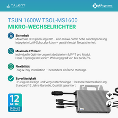 TSUN 1600W TSOL-MS1600 Mikro-Wechselrichter