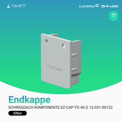 Clenergy PV-ezRack Unterkonstruktion Schrägdach Komponenten - Endkappe