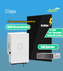 DEYE SUN-10K-Hybrid-Wechselrichter-ANLAGE 10,08KWP (24*JINKO 420 WP) MIT SPEICHER 5KW