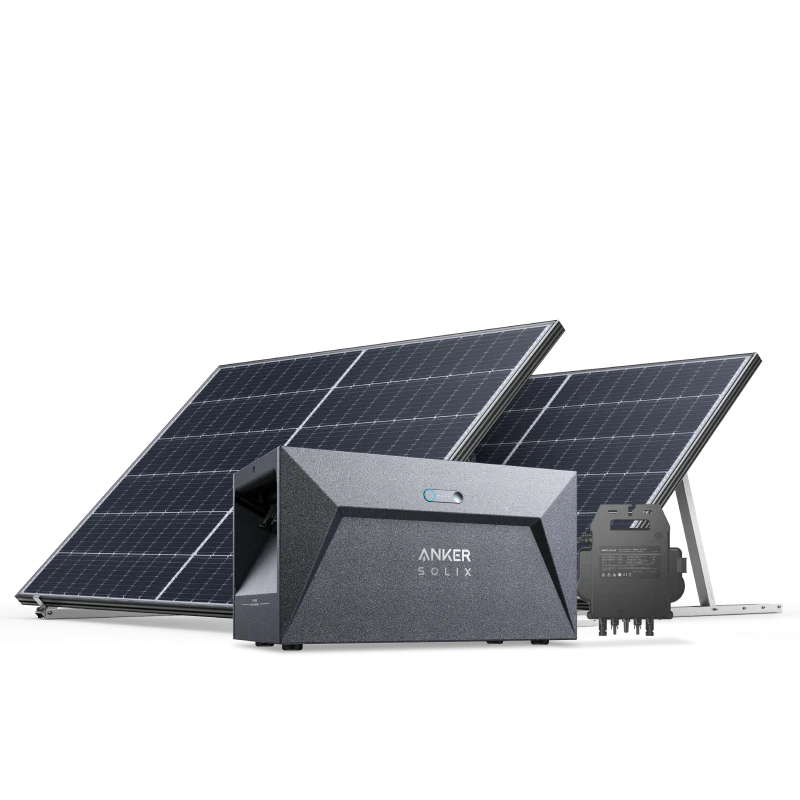 Anker SOLIX Solarstromspeicher 1600Wh+APsystem EZ1-M Wechselrichter 800 W+840W Jinko Topcon Solarmodule