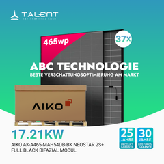 AIKO Solar 465W Glas-Glas Full Black Modul AIKO-A-MAH54Db Neostar 2S+ Palettenpreis (37 Stk.)