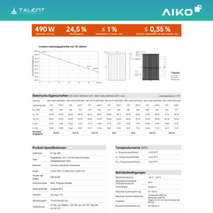 AIKO Solar 480W Dual Glass Full Black Modul AIKO-A480-MCE54Db Neostar 3S+54 (Staffelpreis)