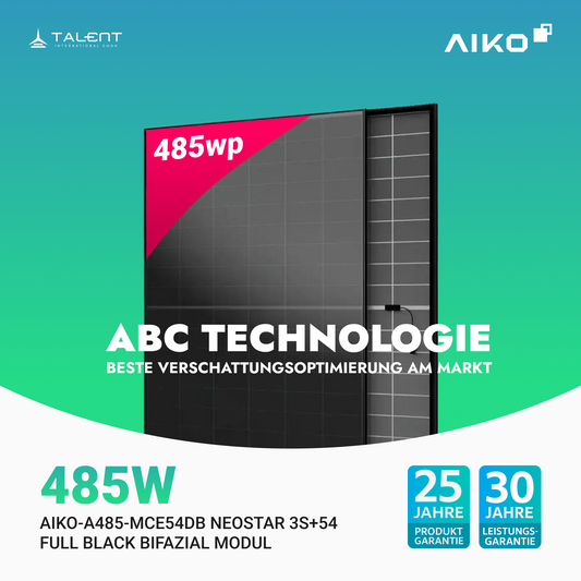 AIKO 485W Full Black AIKO-A485-MCE54Db Neostar 3S+54