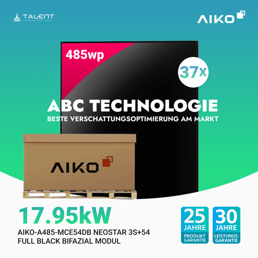 AIKO 485W Full Black AIKO-A485-MCE54Db Neostar 3S+54