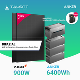 Bifaziales Balkonkraftwerk mit Anker Solarbank 2 E1600 Pro und 1760W/1800W Module