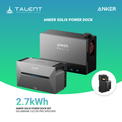 Anker SOLIX Power Dock Multisystem mit 1x Solarbank 3 Pro ( Optional mit BP2700 Erweiterungsakku & Smart Meter )
