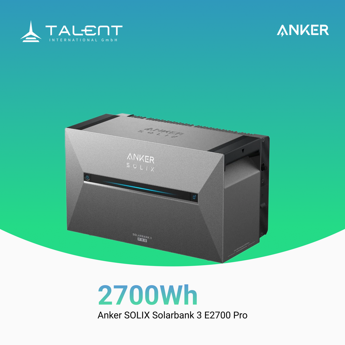 Anker SOLIX Solarbank 3 E2700 Pro