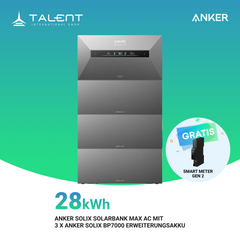 Anker SOLIX Solarbank Max AC inkl. Smart Meter mit Speicheroption – Vorbestellung