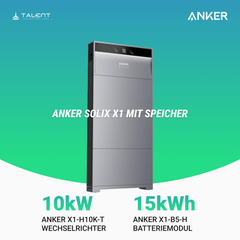 Anker SOLIX X1-H10K-T 10kW Wechselrichter mit Speicheroption -  Ihr Schritt in Richtung Energieunabhängigkeit