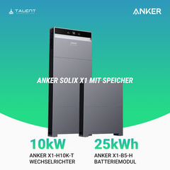Anker SOLIX X1-H10K-T 10kW Wechselrichter mit Speicheroption -  Ihr Schritt in Richtung Energieunabhängigkeit