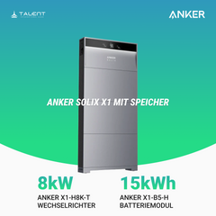 Anker SOLIX X1-H8K-T 8kW Wechselrichter mit Speicheroption -  Ihr Schritt in Richtung Energieunabhängigkeit