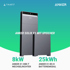 Anker SOLIX X1-H8K-T 8kW Wechselrichter mit Speicheroption -  Ihr Schritt in Richtung Energieunabhängigkeit
