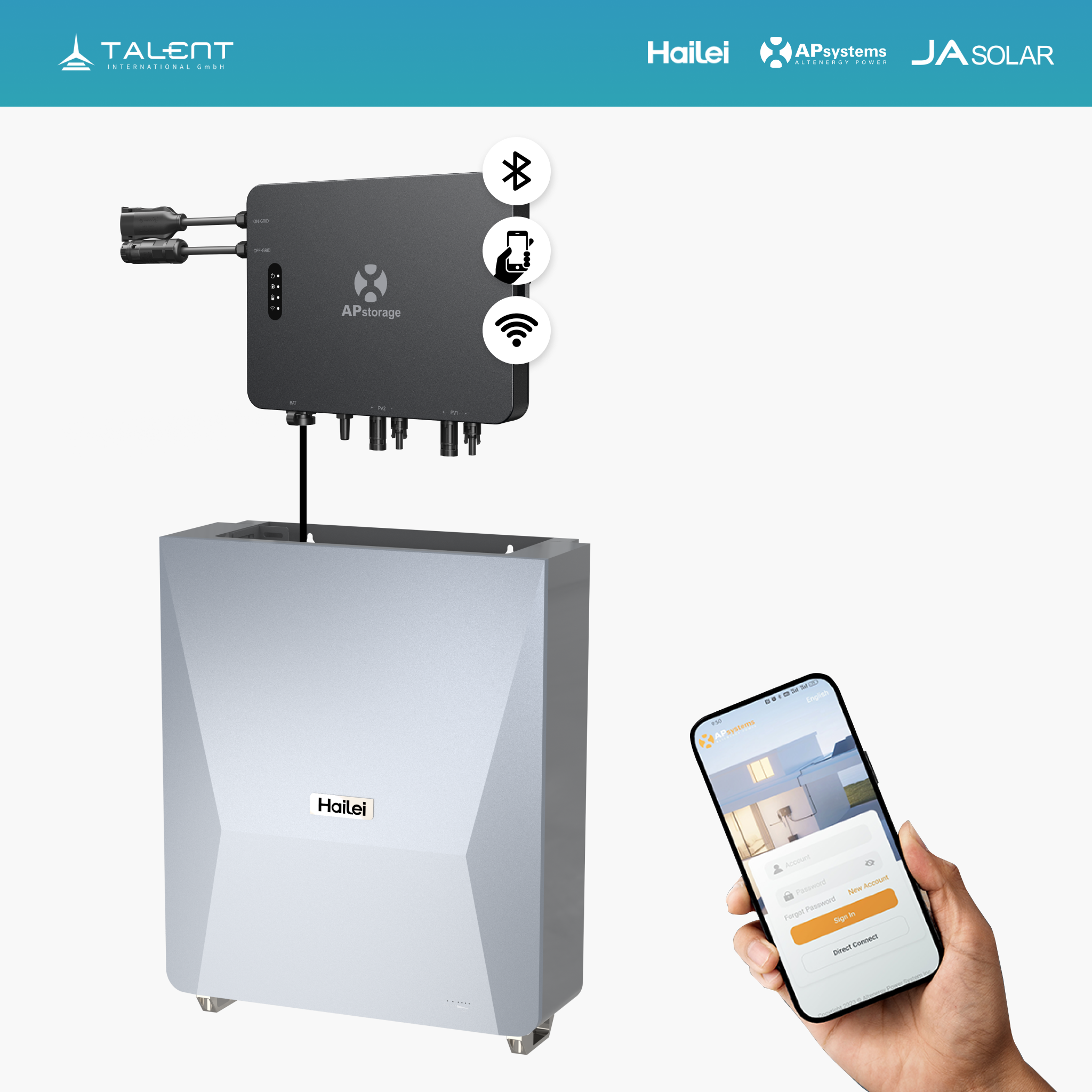 APsystems EZHI Balkonkraftwerk 2025: Insel- & Hybrid-System + 5 kWh Speicher + 1760 W bifaziales Modul + AC2000W