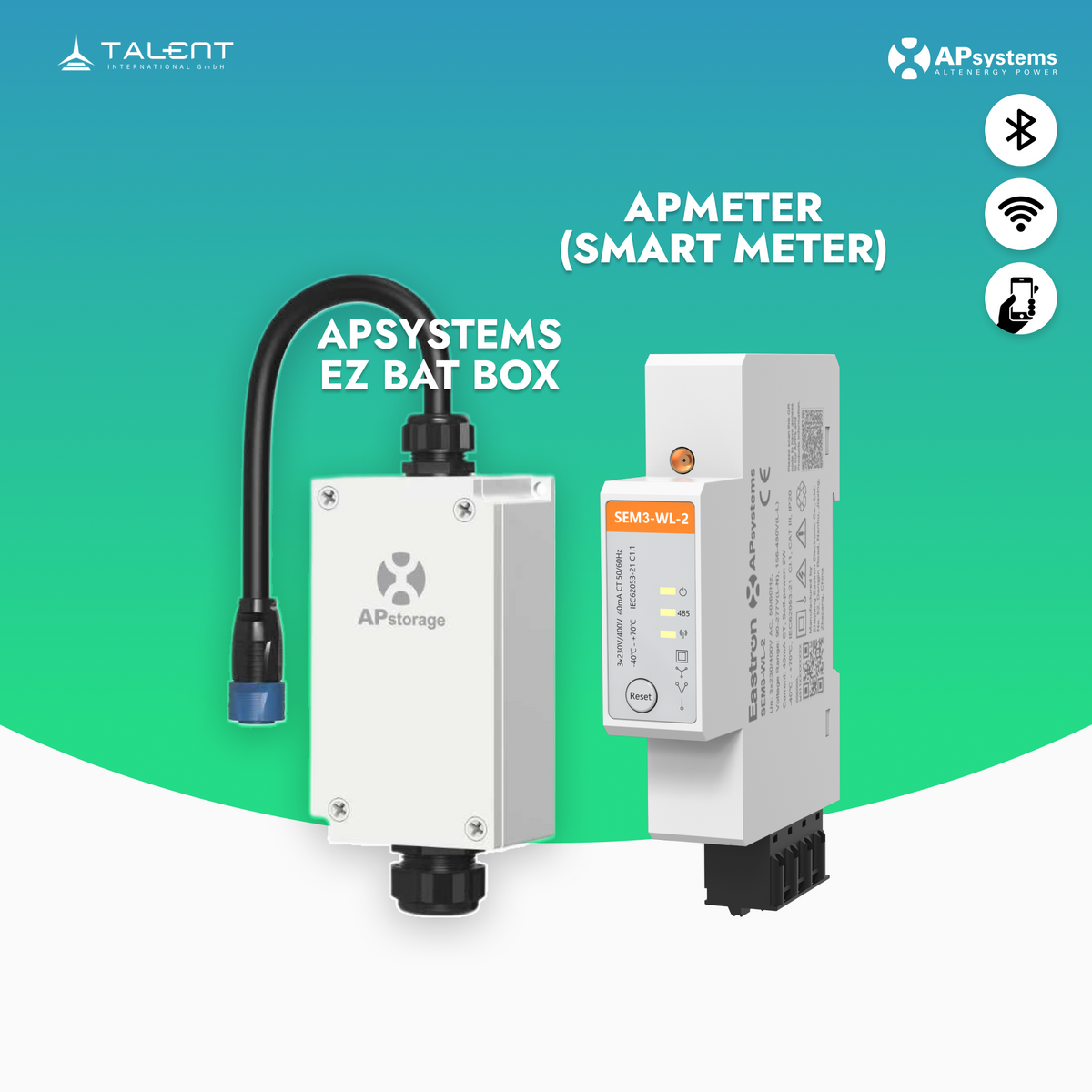APsystems APstorage SEM3 Smart Meter mit EZ-Bat Box (0% MwSt.)
